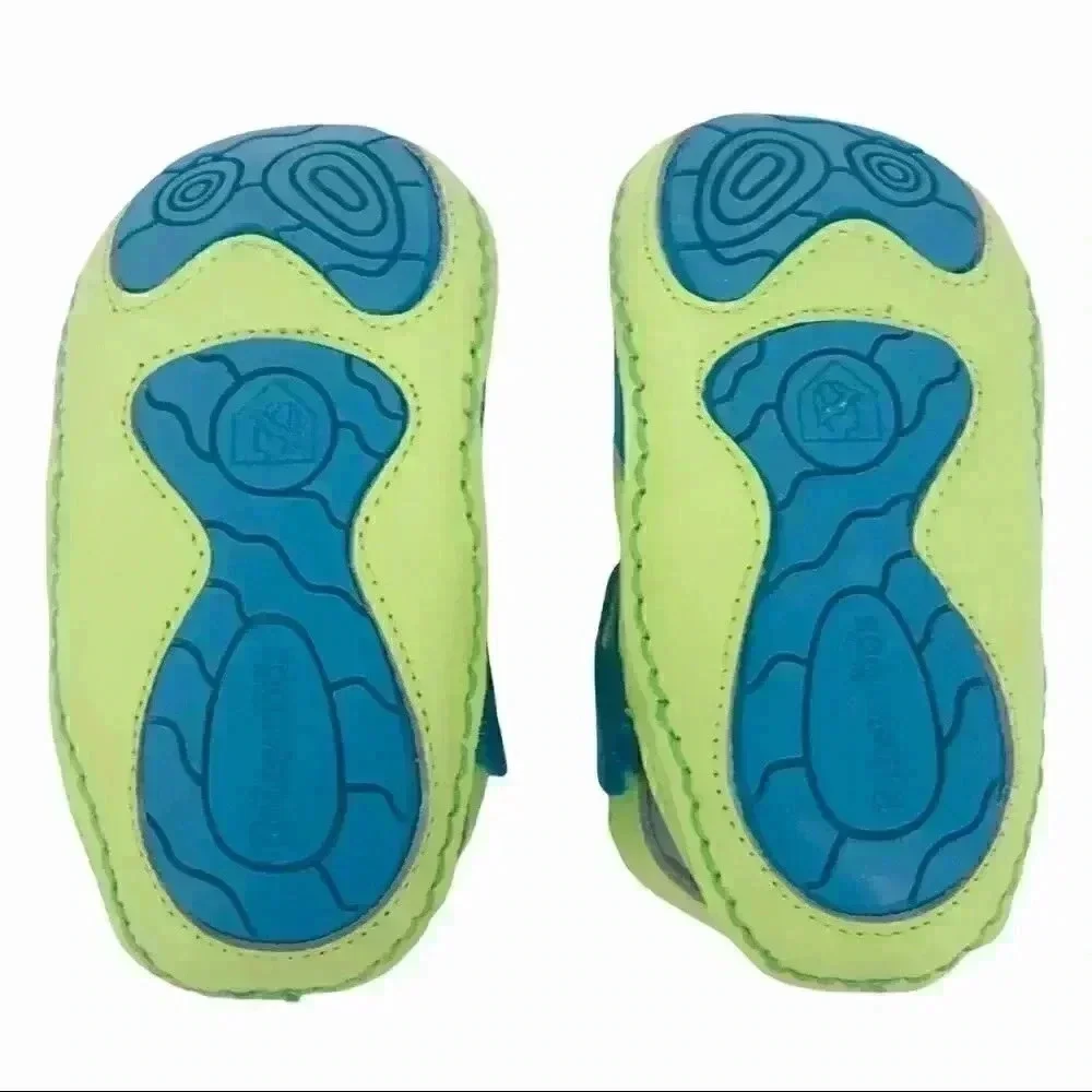 Rileyroos Allyson Easy Walker Flats Kiwi Size 18‑24M Leather NIB Toddler